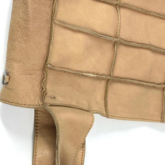 CHANEL vintage Chocolate bar Shoulder bag Tote Bag Shoulder Bag Leather Beige - Picture 13 of 15